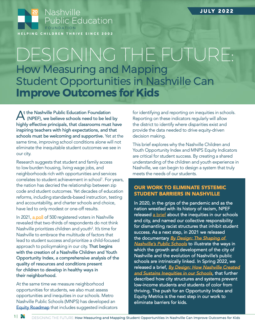 Policy Brief report cover